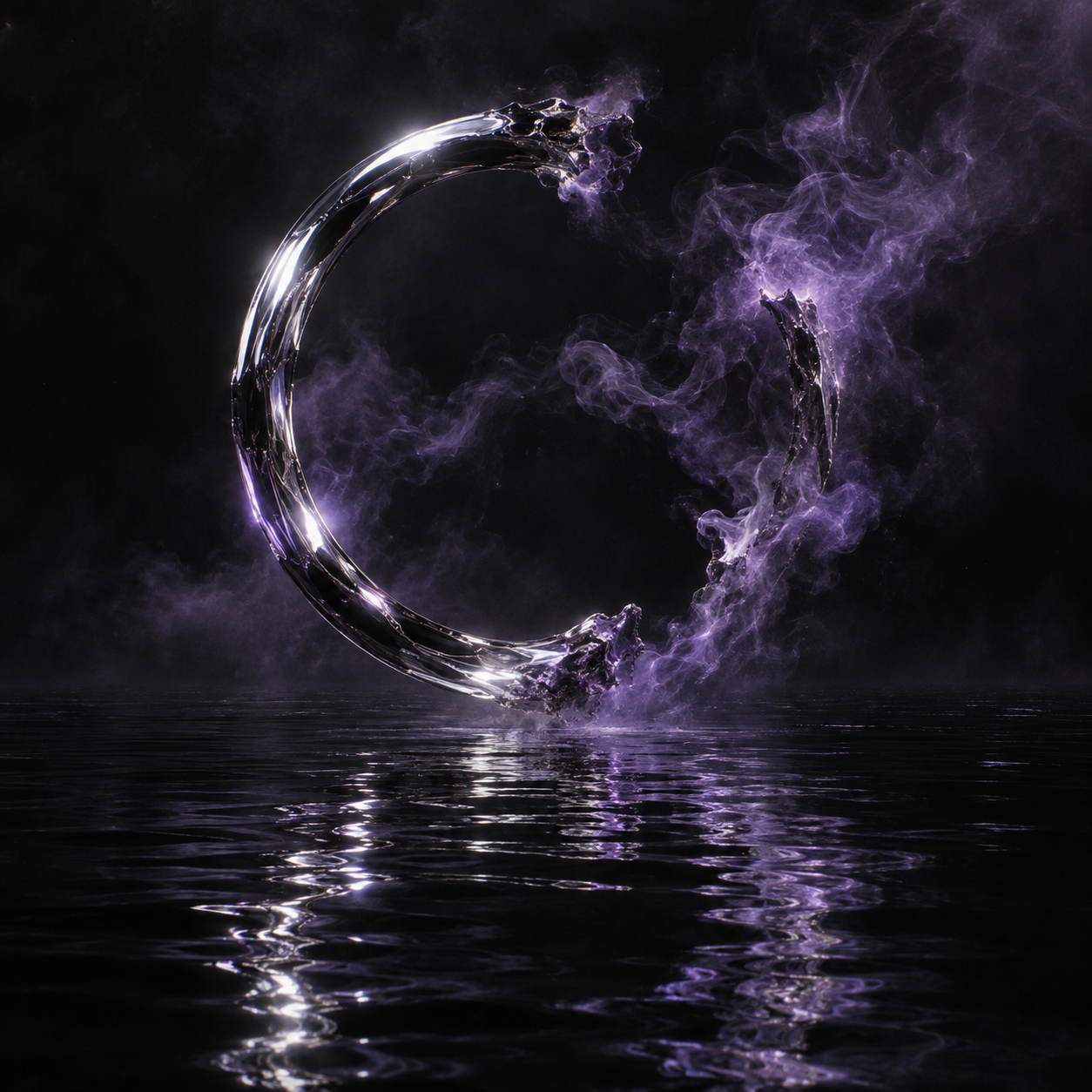 Original abstract cover art for NEVER ENOUGH