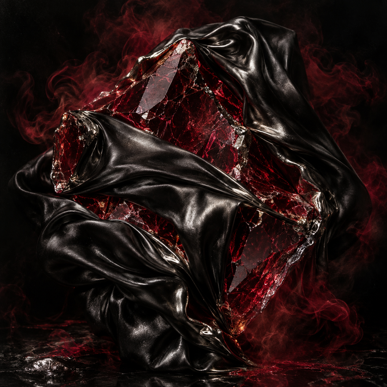 Original abstract cover art for VELVET PRESSURE